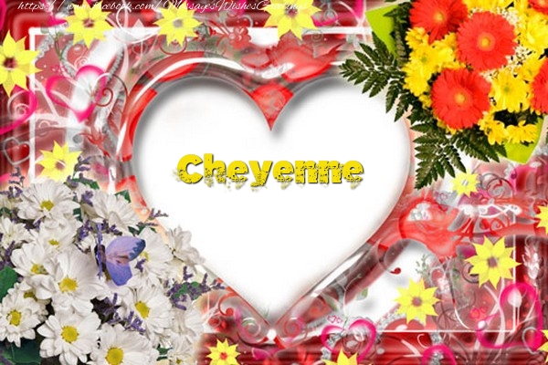 Greetings Cards for Love - Flowers & Hearts | Cheyenne