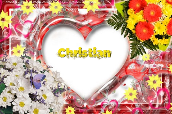 Greetings Cards for Love - Flowers & Hearts | Christian