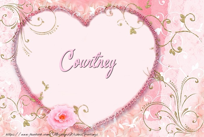 Greetings Cards for Love - Hearts | Courtney