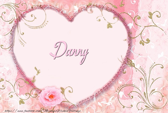 Greetings Cards for Love - Hearts | Danny