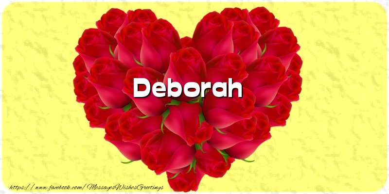 Greetings Cards for Love - Hearts | Deborah