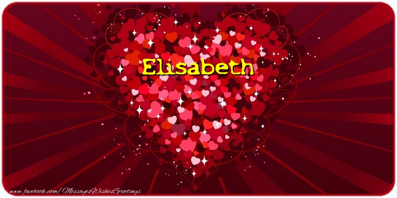 Greetings Cards for Love - Hearts | Elisabeth