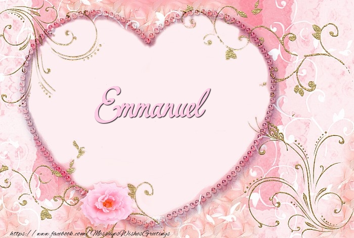 Greetings Cards for Love - Emmanuel