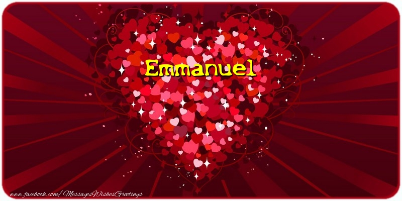 Greetings Cards for Love - Hearts | Emmanuel