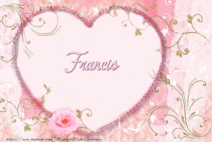 Greetings Cards for Love - Hearts | Francis