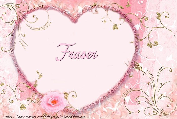 Greetings Cards for Love - Fraser