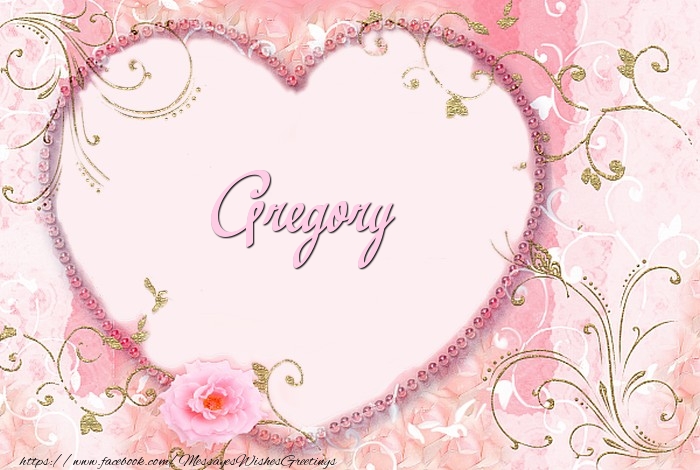Greetings Cards for Love - Gregory