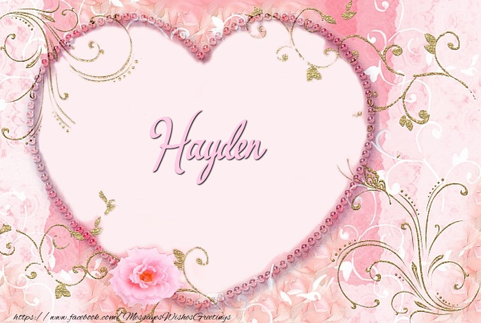 Greetings Cards for Love - Hearts | Hayden