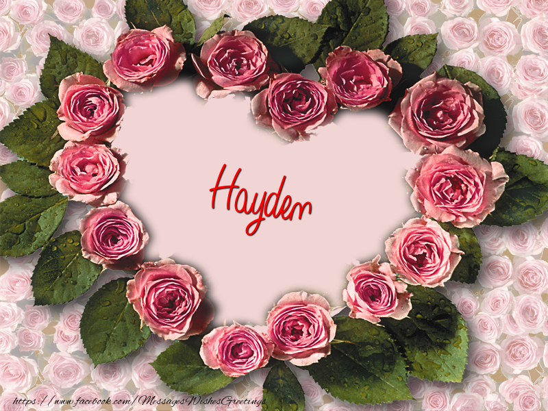 Greetings Cards for Love - Hearts | Hayden