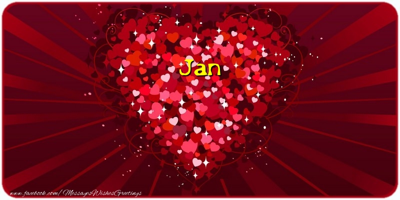 Greetings Cards for Love - Jan