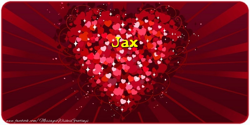 Greetings Cards for Love - Jax