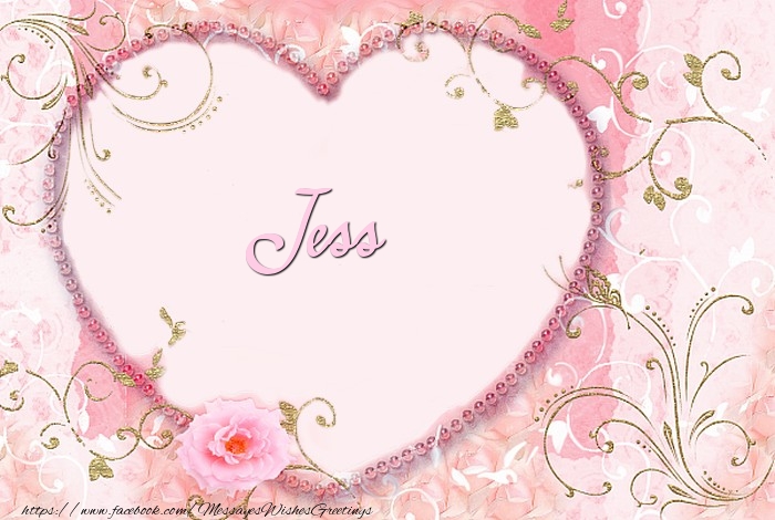 Greetings Cards for Love - Jess