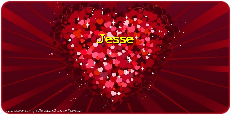 Greetings Cards for Love - Jesse