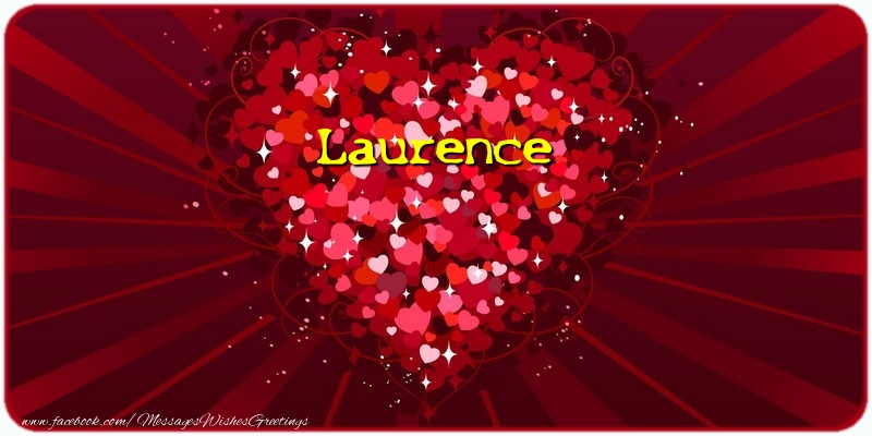 Greetings Cards for Love - Laurence