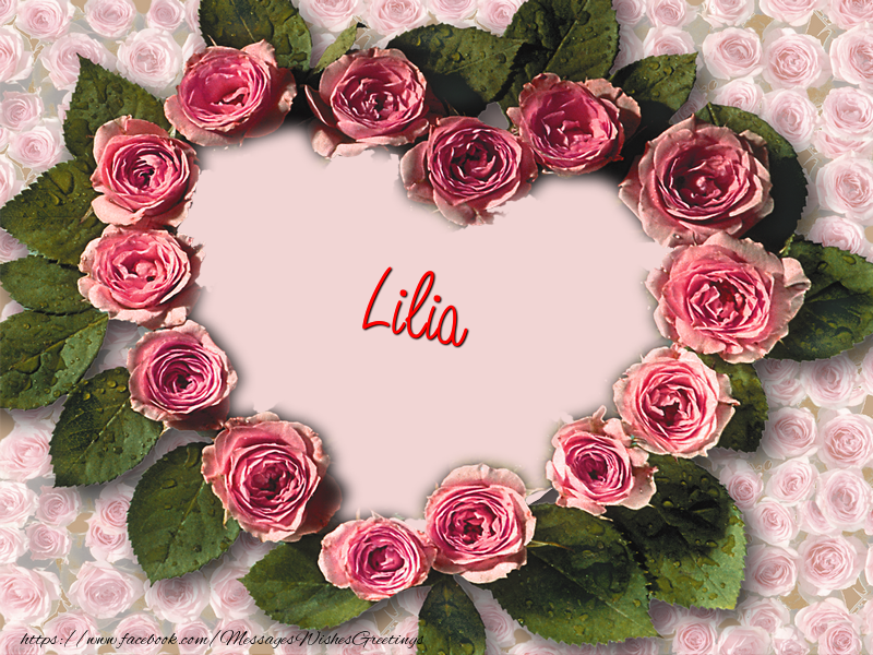 Greetings Cards for Love - Lilia