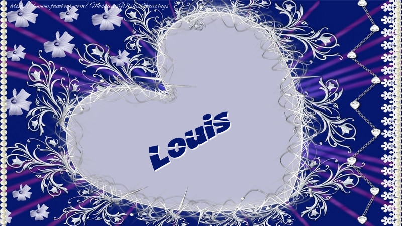 Greetings Cards for Love - Flowers & Hearts | Louis