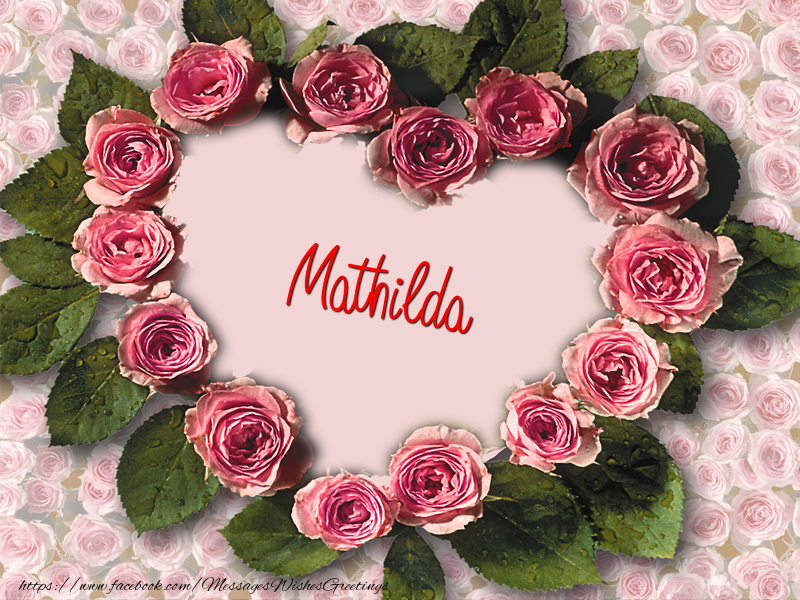 Greetings Cards for Love - Mathilda