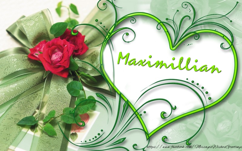 Greetings Cards for Love - Flowers & Hearts | Maximillian