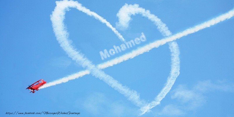 Greetings Cards for Love - Mohamed