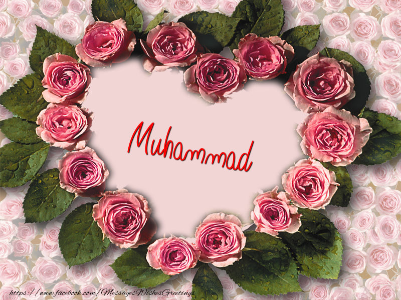 Greetings Cards for Love - Muhammad