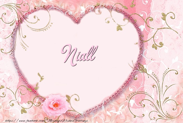 Greetings Cards for Love - Hearts | Niall
