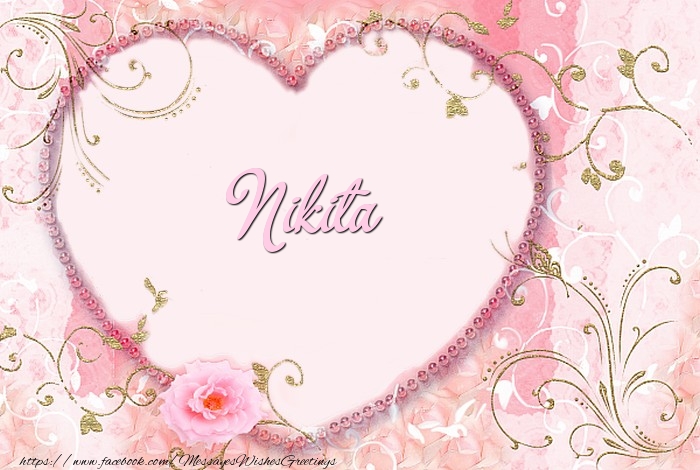 Greetings Cards for Love - Nikita
