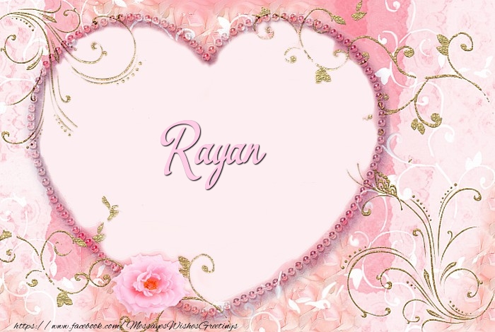 Greetings Cards for Love - Rayan