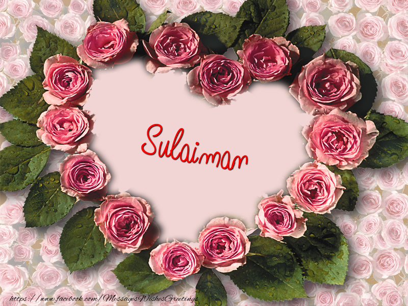 Greetings Cards for Love - Sulaiman