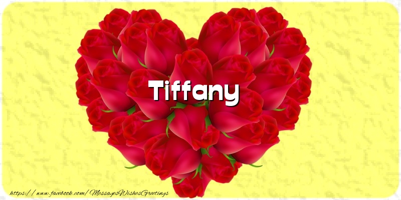 Greetings Cards for Love - Tiffany