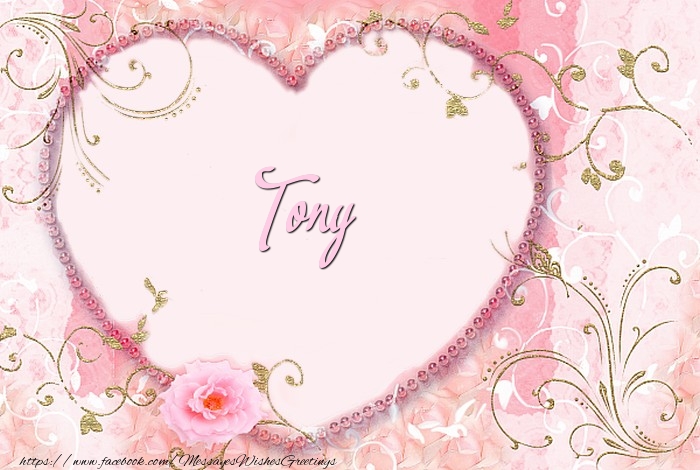 Greetings Cards for Love - Hearts | Tony
