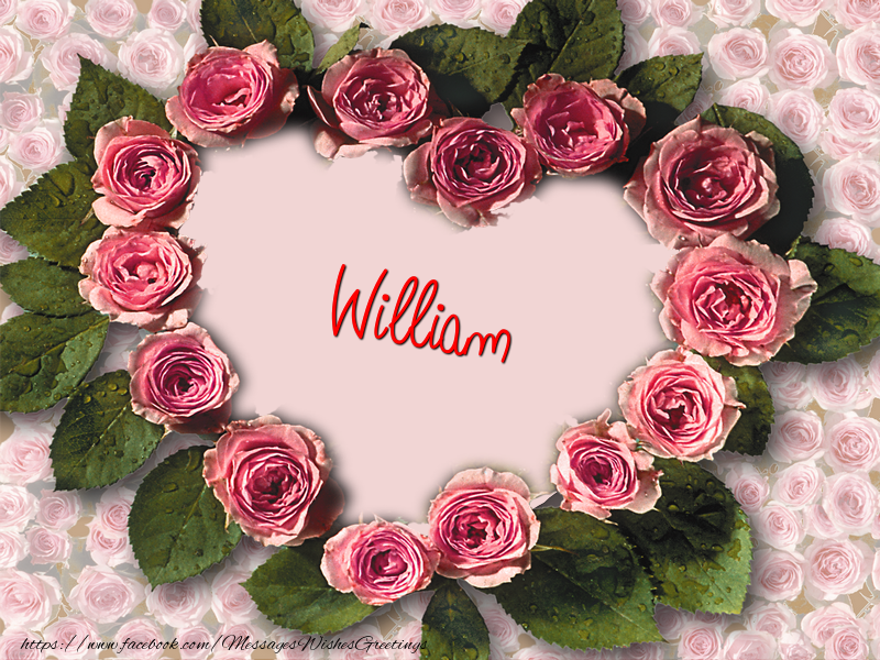  Greetings Cards for Love - Hearts | William