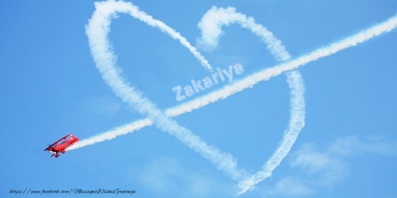 Greetings Cards for Love - Zakariya