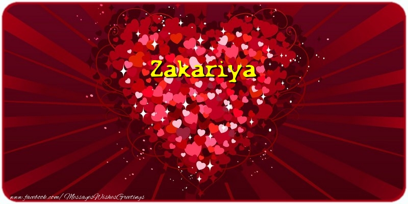 Greetings Cards for Love - Hearts | Zakariya