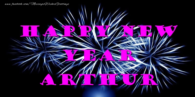  Greetings Cards for New Year - Fireworks | Happy New Year Arthur