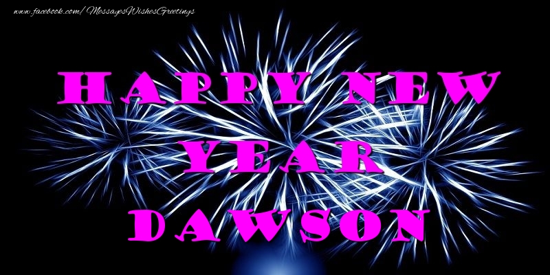  Greetings Cards for New Year - Fireworks | Happy New Year Dawson