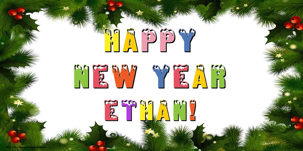  Greetings Cards for New Year - Christmas Decoration | Happy New Year Ethan!
