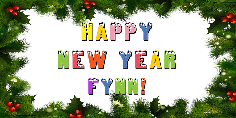  Greetings Cards for New Year - Christmas Decoration | Happy New Year Fynn!