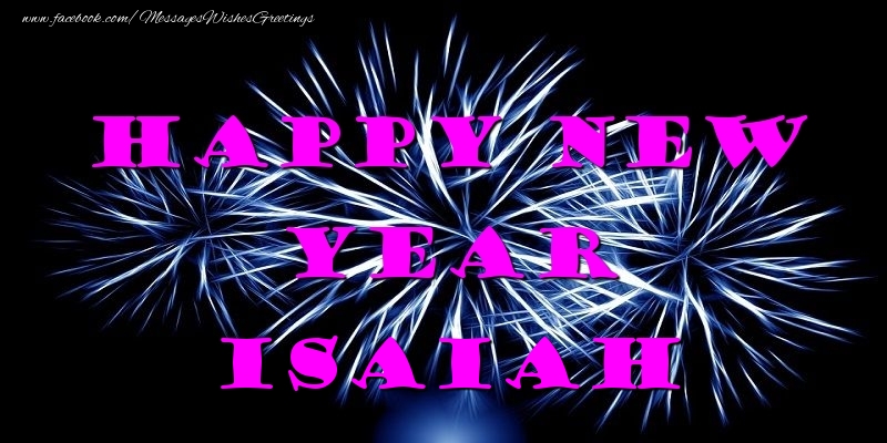  Greetings Cards for New Year - Fireworks | Happy New Year Isaiah