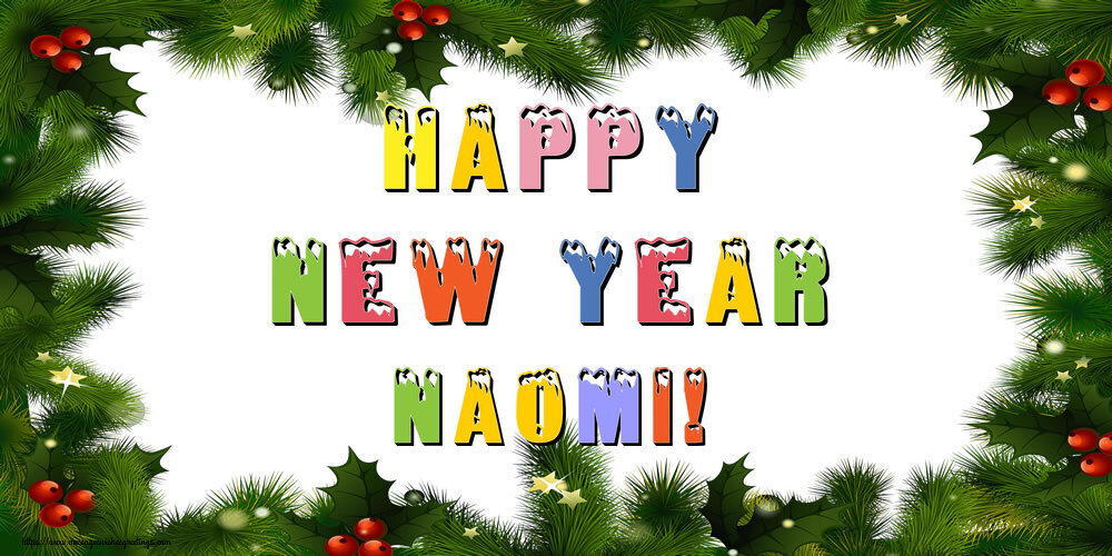  Greetings Cards for New Year - Christmas Decoration | Happy New Year Naomi!