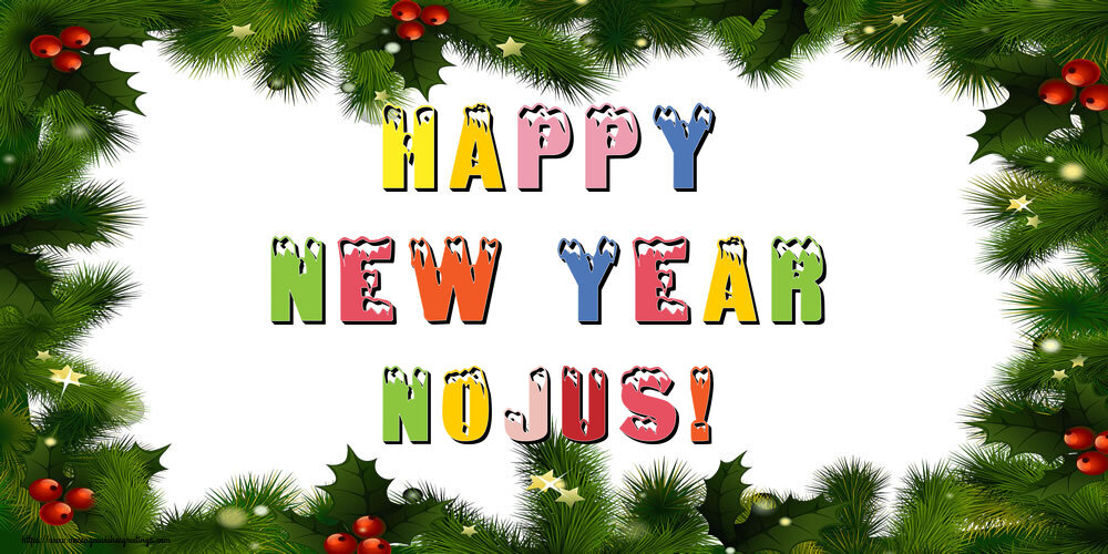  Greetings Cards for New Year - Christmas Decoration | Happy New Year Nojus!