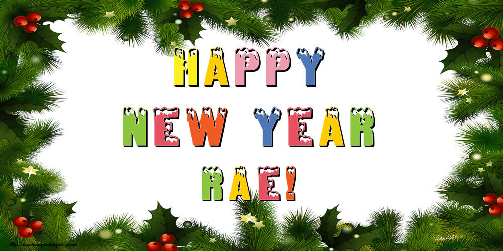  Greetings Cards for New Year - Christmas Decoration | Happy New Year Rae!