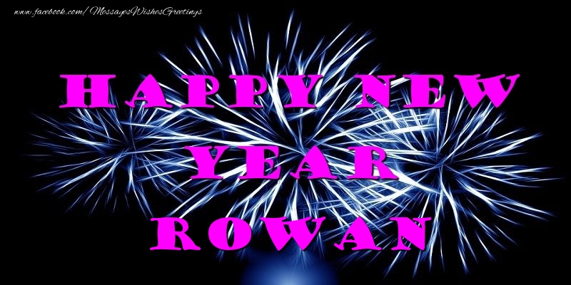  Greetings Cards for New Year - Fireworks | Happy New Year Rowan