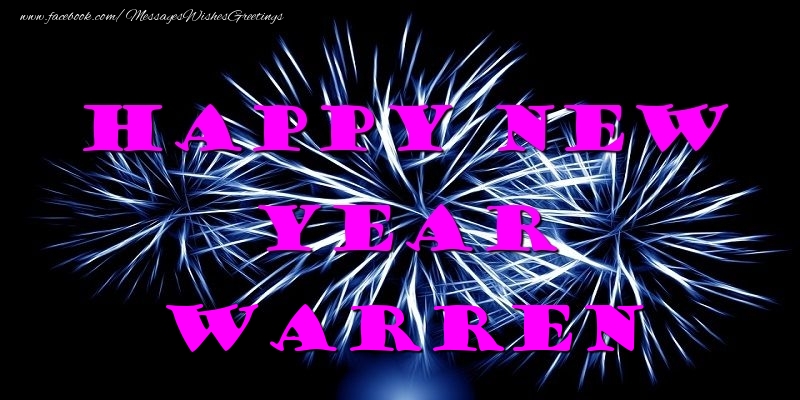  Greetings Cards for New Year - Fireworks | Happy New Year Warren
