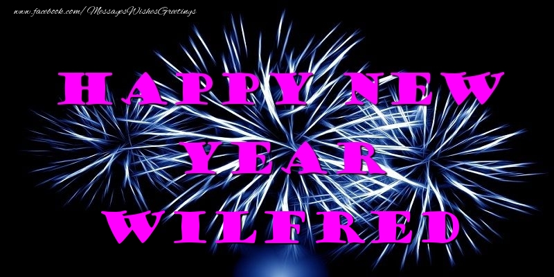  Greetings Cards for New Year - Fireworks | Happy New Year Wilfred