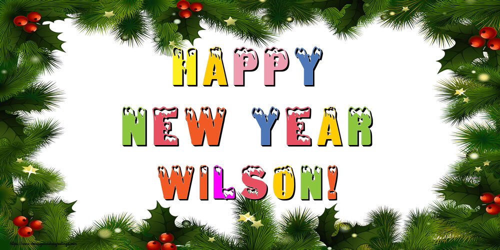  Greetings Cards for New Year - Christmas Decoration | Happy New Year Wilson!
