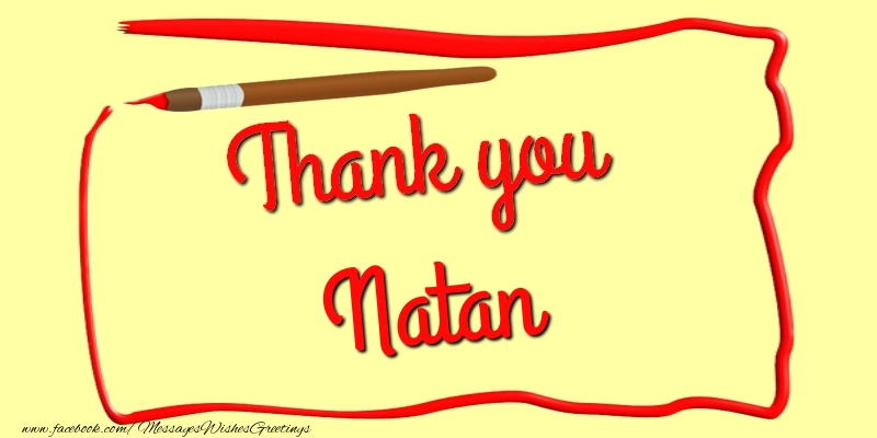  Greetings Cards Thank you - Messages | Thank you, Natan