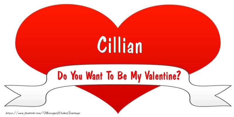 Greetings Cards for Valentine's Day - Hearts | Cillian Do You Want To Be My Valentine?
