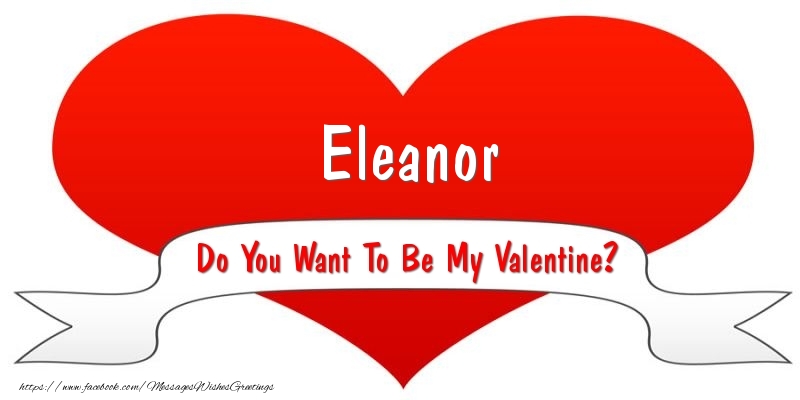 Greetings Cards for Valentine's Day - Hearts | Eleanor Do You Want To Be My Valentine?