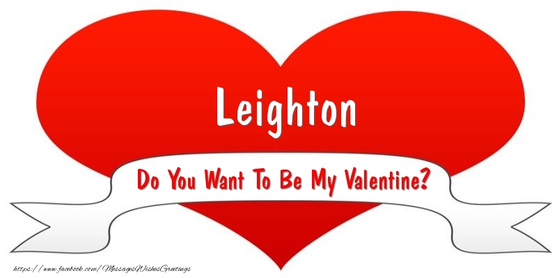 Greetings Cards for Valentine's Day - Hearts | Leighton Do You Want To Be My Valentine?