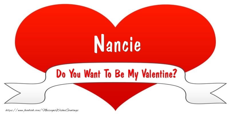 Greetings Cards for Valentine's Day - Hearts | Nancie Do You Want To Be My Valentine?